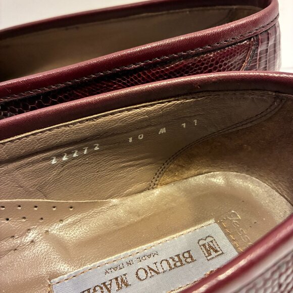 Bruno Magli “Jesse” Oxblood Penny Loafers – Italian Leather 10M main image 9